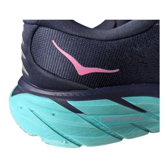 HOKA ONE ONE Clifton 8 "Outer Space Atlantis" Running Shoes Size 7.5B - Picture 13 of 16